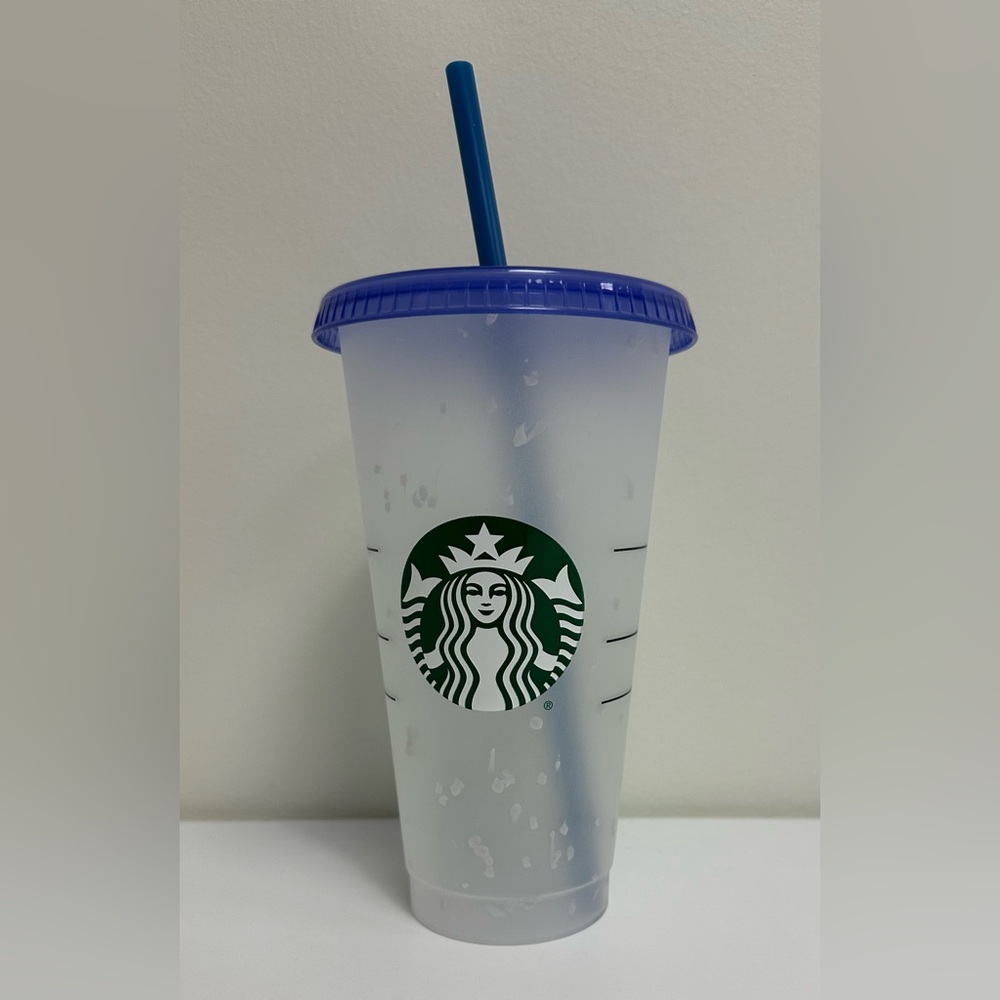 ‼️3 for $30 - NWOT Starbucks Colour Changing Confetti Reusable Cold Cup - 24 oz
